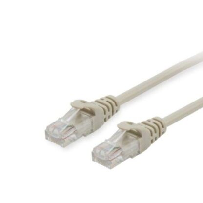 Cablu Patch Ethernet Cat6 U/UTP 2 m, AWG 26 (CCA), RJ‑45 Gold, PVC bej, 250 MHz EQUIP 625411 [1]