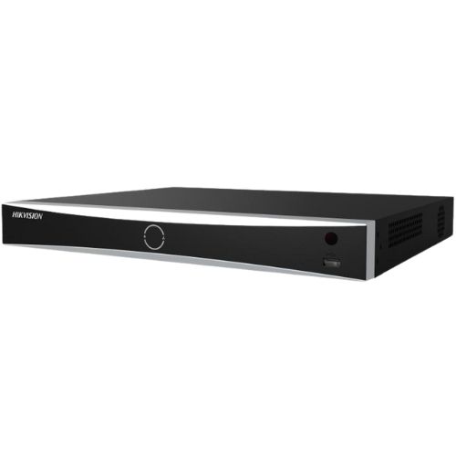 NVR Hikvision, 32 canale IP, AcuSense, 12MP, Recunoastere faciala, 256Mbps, 2x SATA, DS-7632NXI-K2(D)