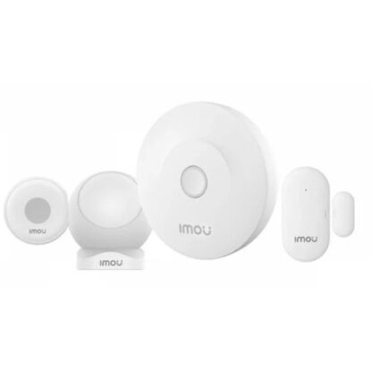 Kit securitate inteligenta IMOU cu gateway Zigbee 3.0, WiFi 2.4 GHz, senzor miscare, senzor usi/ferestre si buton alarma, KIT-Alarm(ZG2)-EU-5 [1]