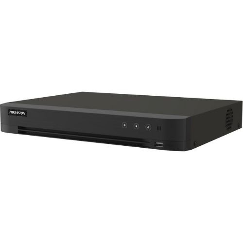DVR Hikvision 4 canale analogice + 4 IP, 8MP/4K, AcuSense, H.265 Pro+, HDMI 4K, Protectie perimetrala, IDS-7204HTHI-M1/XT/4A+4/1ALM