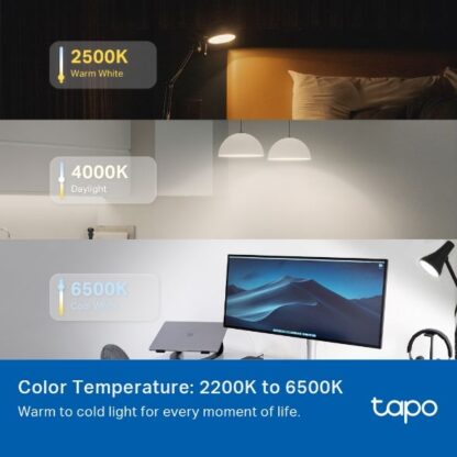 Bec smart Wi-Fi, RGB, intensitate ajustabila, 2500-6500K, 1055 lm, E27 - TP-Link Tapo TapoL535E [1]