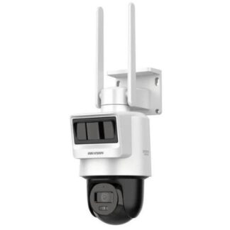 Camera de supraveghere 4G PT 2MP HiLook Hikvision, alimentare solara, IR 30m, difuzor si microfon, iP66, slot MicroSD, PTZ-N2C200I-K/4G/C09S20
