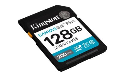 Card de memorie Kingston SDG4/128GB, 128GB, SDXC, Class 10, UHS-I U3, V30, A2, viteza 200MB/s citire, 100MB/s scriere [1]