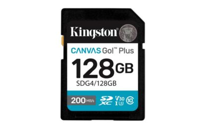 Card de memorie Kingston SDG4/128GB, 128GB, SDXC, Class 10, UHS-I U3, V30, A2, viteza 200MB/s citire, 100MB/s scriere [1]