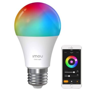 Bec inteligent Imou B5, 16 milioane de culori, 2.4G Wi-Fi, Control din aplicatie, Compatibilitate cu Alexa, Google Assistant, CL1B-5-E27 [1]