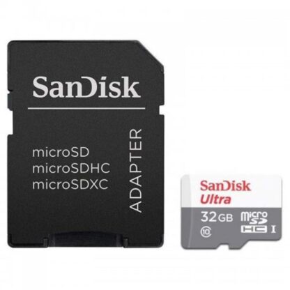 Card de memorie SanDisk microSDHC 32GB, Class 10, 100MB/s, SDSQUNR-032G-GN3MA, cu adaptor SD inclus [1]