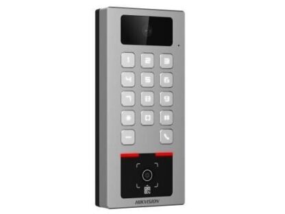 Terminal control acces Hikvision Hilook DS-K1T502DBWX-CQR, 2MP, RS-485, Wiegand, Wi-Fi, Bluetooth, 1x RJ45 100Mbps, IP65, IK09, aplicatie mobila [1]