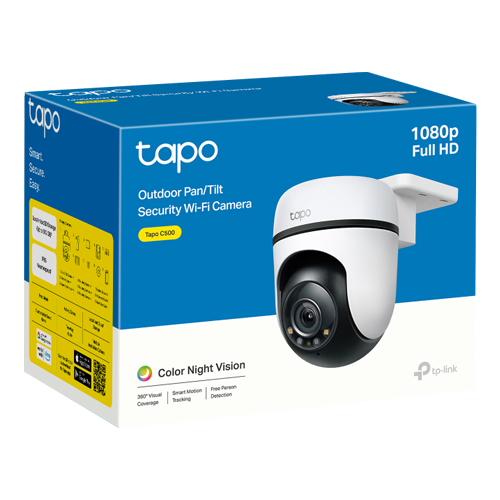 Camera IP Wi-Fi, Full HD 1080p, Pan&Tilt, Audio bidirectional, IR 30M - TP-Link Tapo TapoC500 - imagine 2