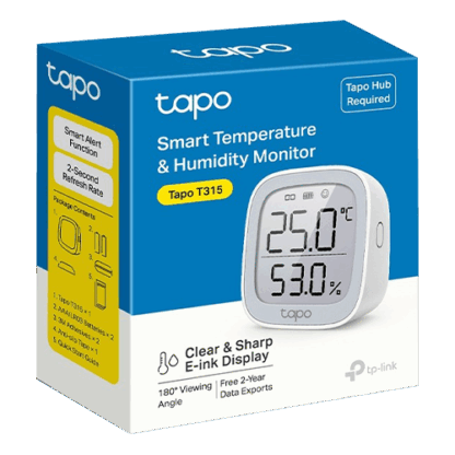 Termometru si higrometru inteligent TP-Link Tapo T315 Afisaj E-ink - TP-LINK TapoT315 [1]