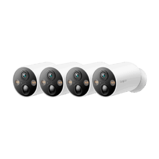 Kit 4 x Camera IP Smart Wi-Fi, 4MP, Baterie reincarcabila, Audio bidirectional, Alarma - TP-Link Tapo TapoC425(4-pack)
