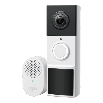 Sonerie video smart TP-Link Tapo D210, rezolutie 2K 3MP, Night Vision color, baterie 6 luni, IP65, Wi-Fi, detectie inteligenta AI, audio bidirectional, suport MicroSD/Cloud [1]