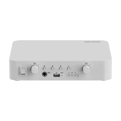 Amplificator IP 1 zona, 40W, Alarma, USB, Bluetooth - HIKVISION DS-QAE1A40G1-VB [1]