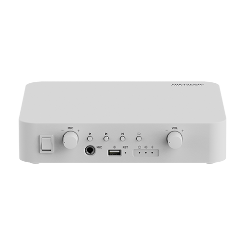Amplificator IP 1 zona, 40W, Alarma, USB, Bluetooth - HIKVISION DS-QAE1A40G1-VB - 1 | YEO