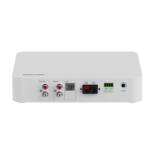 Amplificator IP 1 zona, 40W, Alarma, USB, Bluetooth - HIKVISION DS-QAE1A40G1-VB
