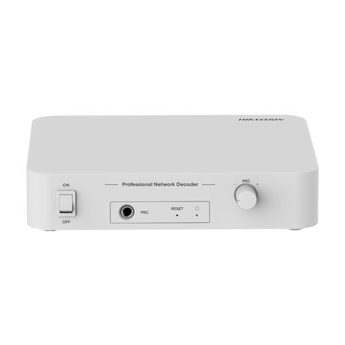 Audio decodor IP, 6W, Mic, Alarma - HIKVISION DS-QAE1DG1 - 3 | YEO