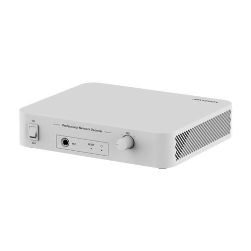 Audio decodor IP, 6W, Mic, Alarma - HIKVISION DS-QAE1DG1