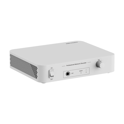 Audio decodor IP, 6W, Mic, Alarma - HIKVISION DS-QAE1DG1 - 1 | YEO