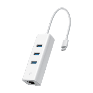 Adaptor USB Type-C la RJ45 Gigabit, 3 x USB 3.0 - TP-Link UE330C