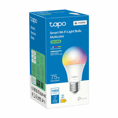 Bec smart Wi-Fi, RGB, intensitate ajustabila, 2500-6500K, 1055 lm, E27 - TP-Link Tapo TapoL535E [1]