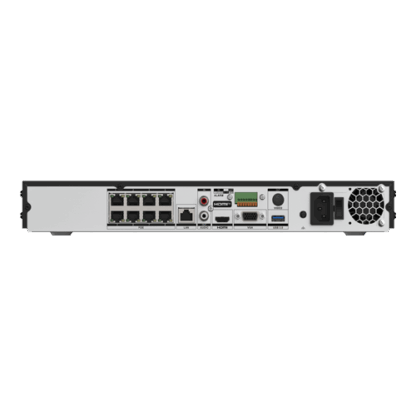 NVR Hikvision, 8 canale PoE, 32MP, AI AcuSense/AcuSearch/AcuSeek, HDMI 4K, 2xHDD 20TB, Alarma, Rack 1U, DS-7608NXI-I2-8P-VPro [1]