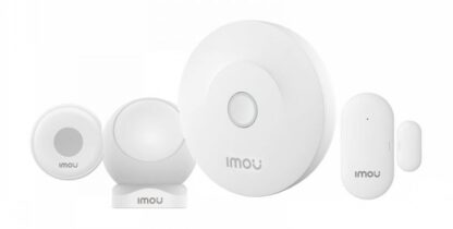 Kit securitate inteligenta IMOU cu gateway Zigbee 3.0, WiFi 2.4 GHz, senzor miscare, senzor usi/ferestre si buton alarma, KIT-Alarm(ZG2)-EU-5 [1]