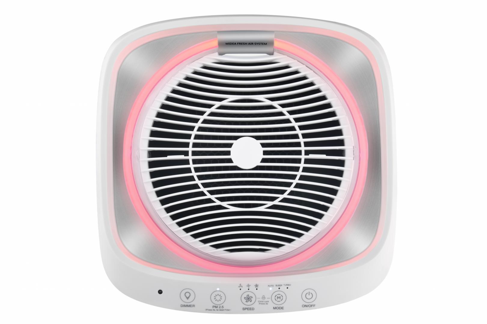 Purificator de aer Heinner HPA-M500, 500 m³/h CADR, filtru HEPA 13, ionizare, afisaj calitate aer, mod Auto & Silentios, 3 viteze, 35W, 35–60 m², alb/argintiu - 4 | YEO