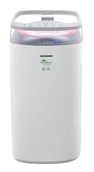 Purificator de aer Heinner HPA-M500, 500 m³/h CADR, filtru HEPA 13, ionizare, afisaj calitate aer, mod Auto & Silentios, 3 viteze, 35W, 35–60 m², alb/argintiu Purificator de aer Heinner HPA-M500, 500 m³/h CADR, filtru HEPA 13, ionizare, afisaj calitate aer, mod Auto & Silentios, 3 viteze, 35W, 35–60 m², alb/argintiu