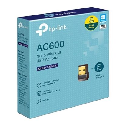 RESIGILAT-Adaptor wireless TP-Link Archer T2U Nano, AC600, Dual-Band, Nano ArcherT2UNano [1]