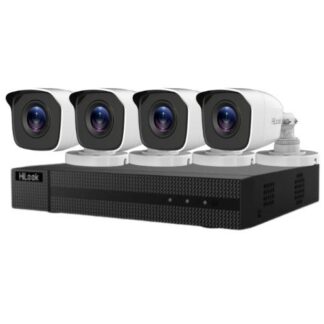 Kit supraveghere Hikvision Hilook, 4 camere 2MP, IR 20m, DVR 4 canale, 2MP, Autocolant Rovision [1]