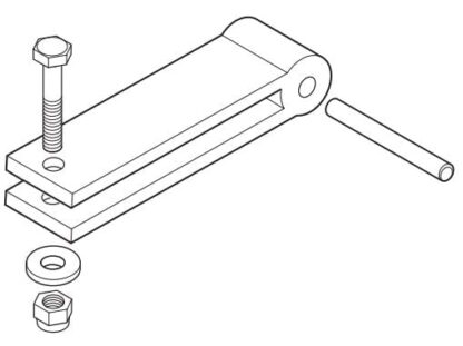 Prindere brat pentru automatizarile OPTIMO3 / OPTIMO5 de suportul de poarta, Life 5RI1060000 [1]