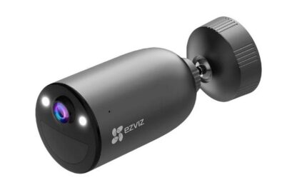 Camera supraveghere IP wireless cu SIM 4G si baterie EZVIZ, Alarma Smart, 4MP 2K, IR+LED alb 15m, Audio, IP65, CS-EB3(2K-4GA) [1]
