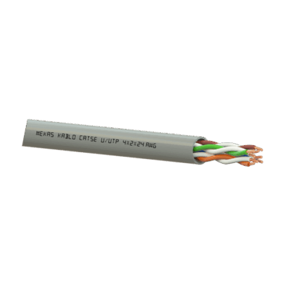 Cablu U/UTP, cat 5e, 4x2x24 AWG, Cupru, 305m - Mekas Kablo MEK90-4x2x24-5U [1]