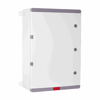 Cutie distributie IP67 din ABS gri, usa mata, placa metalica, 400x500x240 mm PD405024 [1]