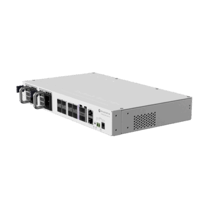 Switch 2 x QSF28 100G, 8 x SFP28 25G, 2 x RJ45 100 Mbps, 802.3bt PoE In, 1U - MikroTik CRS510-8XS-2XQ-IN [1]