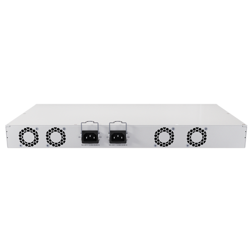 Switch 8 x RJ45 Gigabit PoE af/at, 10 x RJ45 Gigabit, 2 x SFP+ 10G, NAND, 1U - MikroTik CRS418-8P-8G-2S+RM - 1 | YEO