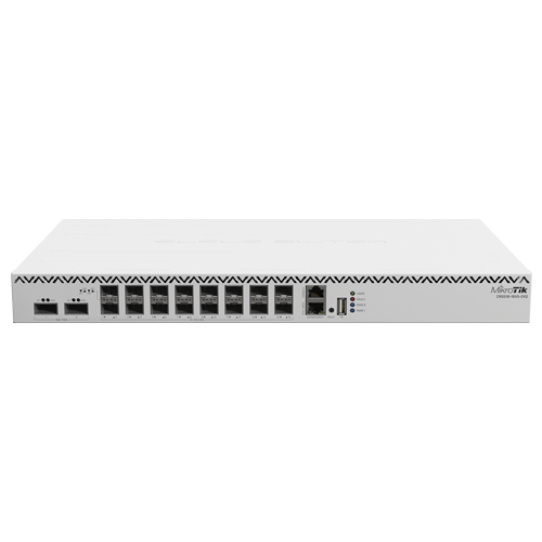 Switch 2 x QSF28 100G, 16 x SFP28 25G, 2 x RJ45 100 Mbps, 1U - MikroTik CRS518-16XS-2XQ-RM - 2 | YEO