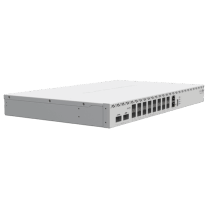 Switch 2 x QSF28 100G, 16 x SFP28 25G, 2 x RJ45 100 Mbps, 1U - MikroTik CRS518-16XS-2XQ-RM [1]