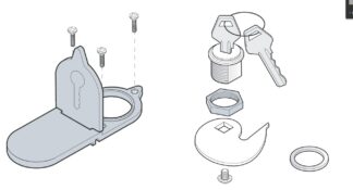Deblocator manual cu cheie pentru OPTIMO 3, OPTIMO5, 5RI0930000 Deblocator manual cu cheie pentru OPTIMO 3, OPTIMO5, 5RI0930000