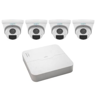 Sistem supraveghere IP Uniarch, 4 camere 4MP 2K, Infrarosu 30m, Microfon, Slot card SD, Microfon, NVR 4 canale [1]