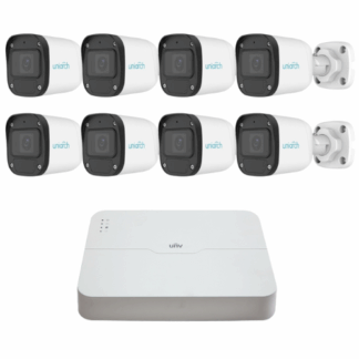 Sistem supraveghere IP Uniarch, 8 camere 2MP Full HD, Microfon, IR 30m, Pentru exterior, Vizualizare de pe mobil, NVR 8 canale Sistem supraveghere IP Uniarch, 8 camere 2MP Full HD, Microfon, IR 30m, Pentru exterior, Vizualizare de pe mobil, NVR 8 canale