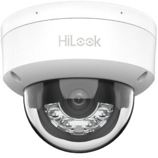 Camera supraveghere dome IP Hikvision HiLook IPC-D120HA-LU, 2MP, 2.8mm, Iluminare duala, Microfon, PoE, IP67, IK08 [1]
