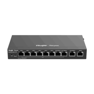 Router 8 x RJ45 1G PoE, 2 x RJ45 1G, Buget PoE 110W, Multi-WAN, Cloud Management - Ruijie RG-EG210G-P-V3 Router 8 x RJ45 1G PoE, 2 x RJ45 1G, Buget PoE 110W, Multi-WAN, Cloud Management - Ruijie RG-EG210G-P-V3