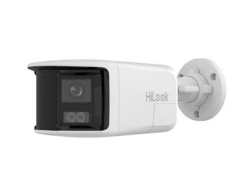 Camera supraveghere IP Hikvision HiLook IPC-B480HAD-LUF/SL, 8MP, PoE, Smart Hybrid Light, slot microSD, audio bidirectional, alarma stroboscopica, PoE, IP67