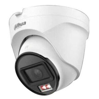 Camera IP turret seria ECO Dahua IPC-T1E49-A-IL-0280B-S2, 4MP, lentila 2.8mm, iluminare duala 30m, Poe, microfon, slot card, IP67