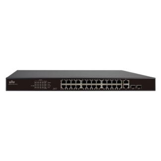 Switch 24 porturi PoE, 2 x porturi Combo 1000Mbps, 370W - UNV NSW2010-24T2GC-POE-IN [1]