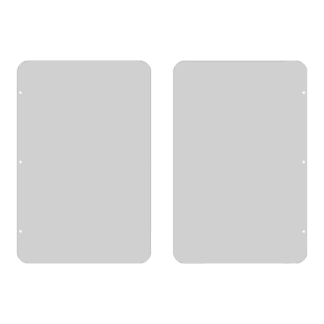 Poarta acrilica 90 cm, pentru automatizare poarta batanta DS-K3B501SX - HIKVISION DS-K3B501SX/601SX-Dp90/2 [1]