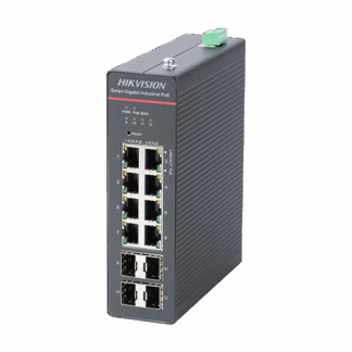 Kit Switch 8 x RJ45 Gigabit PoE 802.3af/at/bt, 4 x SFP Gigabit, Management, Sursa 75W - HIKVISION DS-3T1512HP-SI-8P4FKIT(75W) [1]