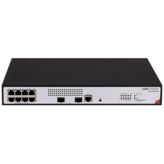 Switch L2+, 8 x RJ45 1G PoE 802.3af/at, 2 x SFP 1G, Management, 1U - HIKVISION DS-3E2510P-H [1]
