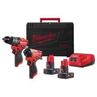 Kit profesional M12, 2 scule, 2 acumulatori M12B4, 1 incarcator M12 si 1 cutie HD - Milwaukee Kit profesional M12, 2 scule, 2 acumulatori M12B4, 1 incarcator M12 si 1 cutie HD - Milwaukee
