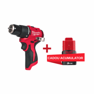 Masina de gaurit M12BLPDRC, cu percutie si motor fara perii, cuplu 40Nm, cu acumulator - Milwaukee Masina de gaurit M12BLPDRC, cu percutie si motor fara perii, cuplu 40Nm, cu acumulator - Milwaukee